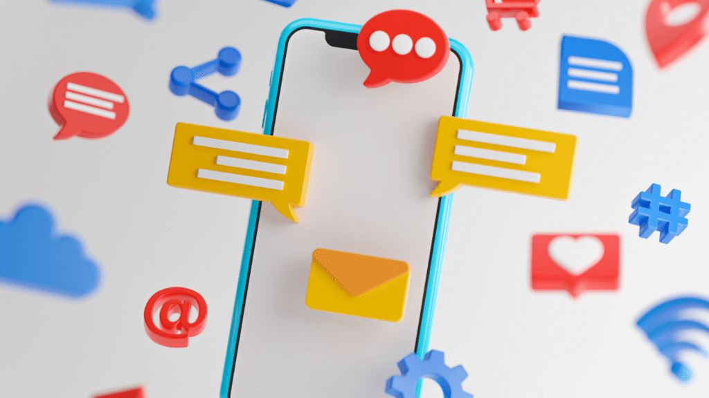 cartoon image of phone