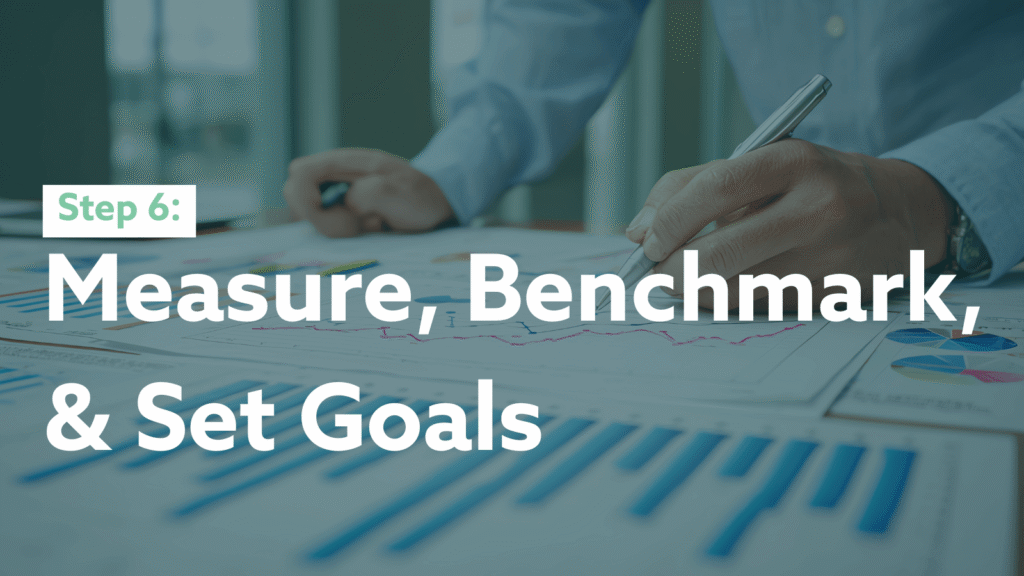 image of someone setting quarterly goals